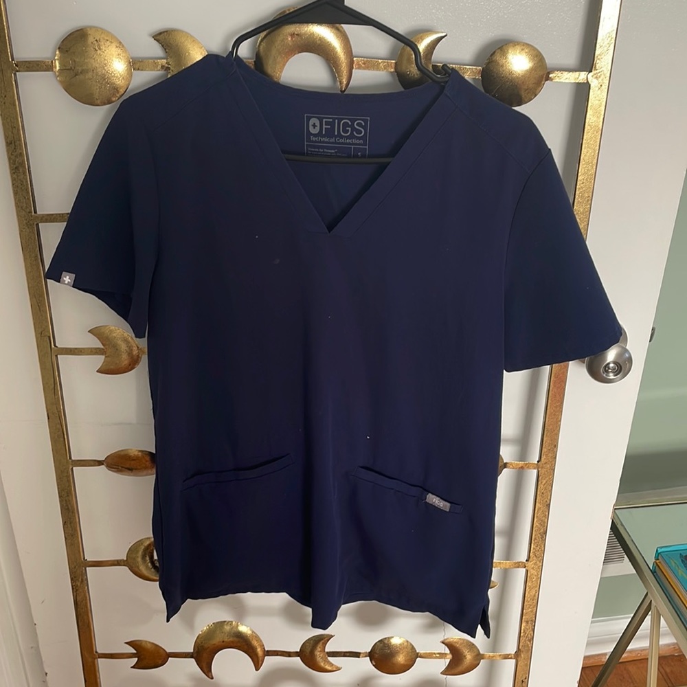 NAVY BLUE FIGS SCRUB SET